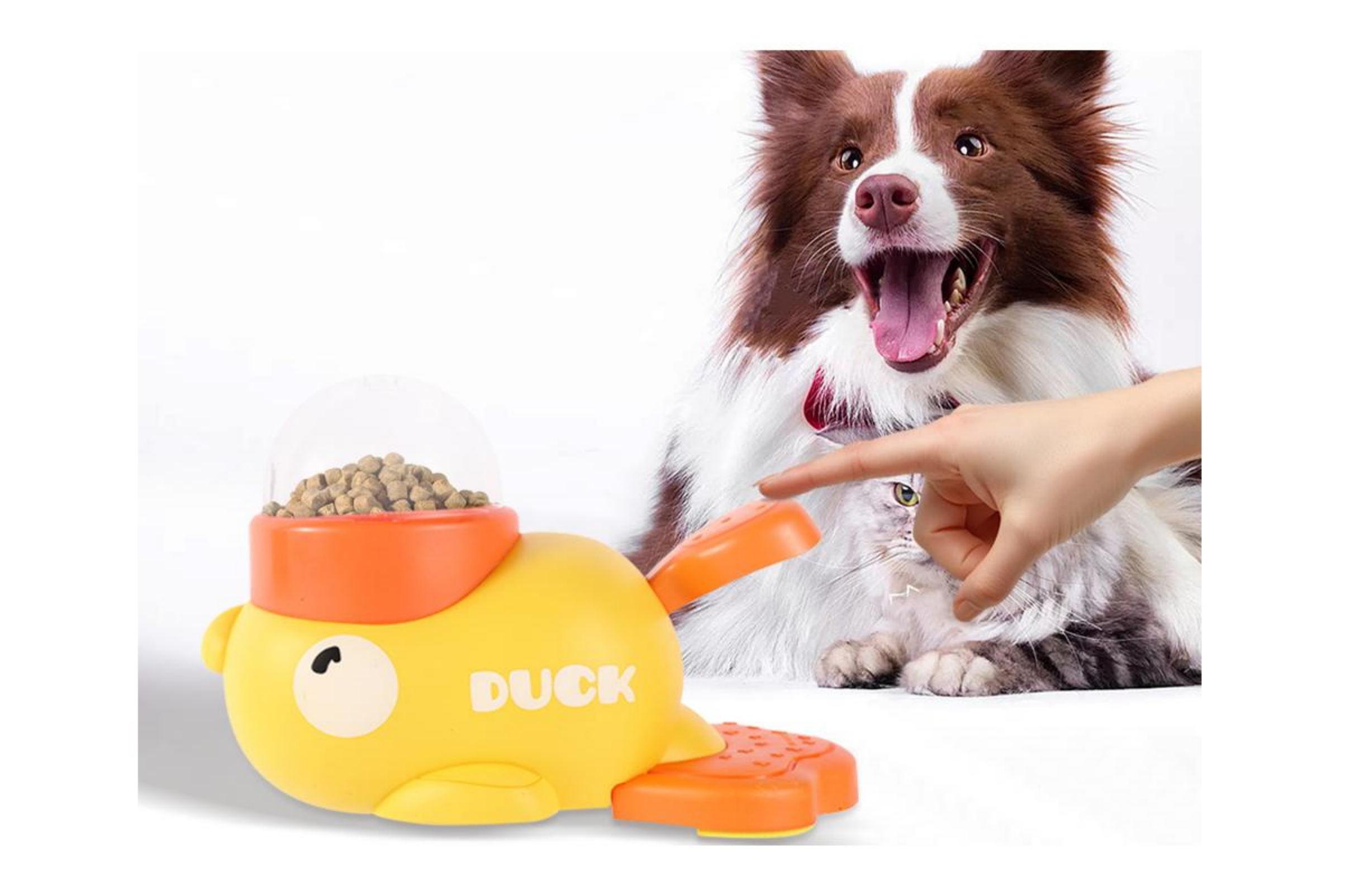 Yellow Duck Feeder